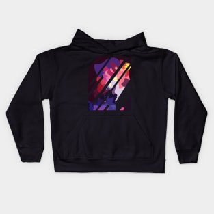 Temporal Abstract Tear Kids Hoodie